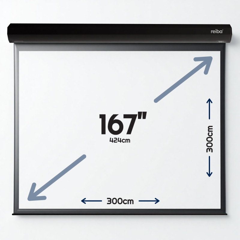 Johnson™ 167 elektrische Projektionsleinwand 300x300